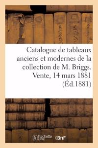 Catalogue de Tableaux Anciens Et Modernes Des Écoles Flamande, Française Et Hollandaise