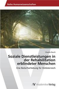 Soziale Dienstleistungen in der Rehabilitation erblindeter Menschen