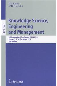 Knowledge Science, Engineering and Management