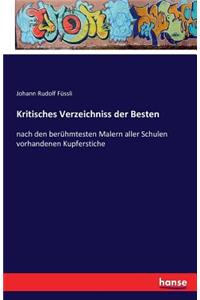 Kritisches Verzeichniss der Besten