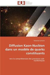 Diffusion kaon-nucléon dans un modèle de quarks constituants