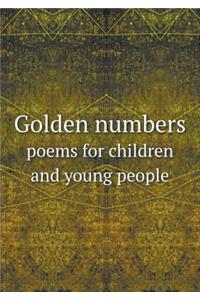 Golden Numbers Poems for Children and Young People