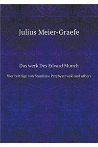 Das werk Des Edvard Munch Vier beiträge von Stanislaw Przybyszewski and others