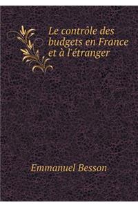 Le Contrôle Des Budgets En France Et À l'Étranger