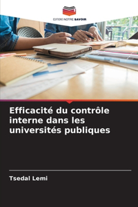 Efficacité du contrôle interne dans les universités publiques