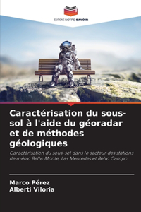 Caractérisation du sous-sol à l'aide du géoradar et de méthodes géologiques