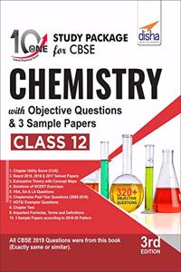10 in One Study Package for CBSE Chemistry Class 12 with Objective Questions and 3 Sample Papers 3rd Edition