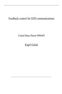 Feedback control for D2D communications