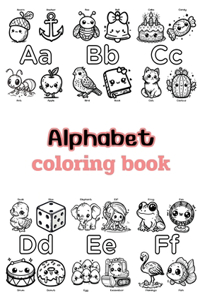 Alphabet coloring book