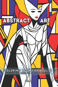 Abstract Art Coloring Book for Adults