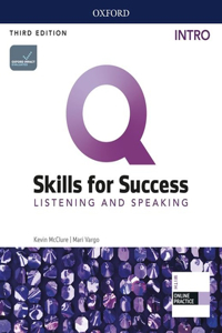 Q: Skills for Success Intro Level Listening and Speaking Student Book E-Book with IQ Online Practice