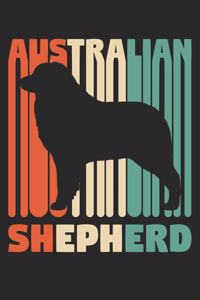 Vintage Australian Shepherd Notebook - Gift for Australian Shepherd Lovers - Australian Shepherd Journal