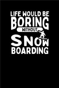 Life Would Be Boring Without Snow Boarding