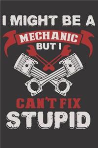 Notebook for car auto mechanic tuner and racer