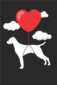 Vizsla Journal - Vizsla Notebook - Valentine's Day Gift for Vizsla Lovers