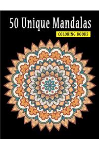 50 Unique Mandalas Coloring Books