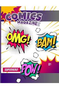 Blank Comic Book For Teens And Adults