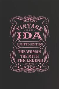 Vintage Ida Limited Edition the Woman the Myth the Legend