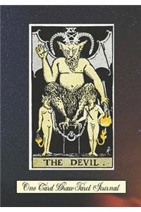 The Devil One Card Draw Tarot Journal