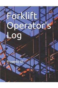 Forklift Operator's Log