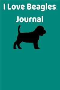 I Love Beagles Journal