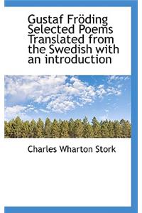 Gustaf Froding Selected Poems Translated from the Swedish with an Introduction
