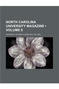 North Carolina University Magazine (Volume 9)