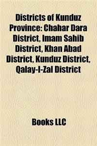 Districts of Kunduz Province