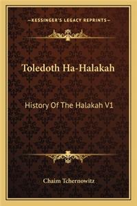 Toledoth Ha-Halakah