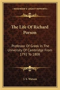 The Life of Richard Porson