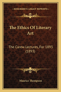 Ethics Of Literary Art