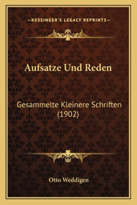 Aufsatze Und Reden