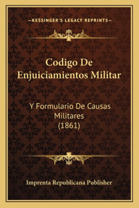 Codigo de Enjuiciamientos Militar