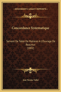 Concordance Systematique