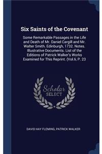 Six Saints of the Covenant