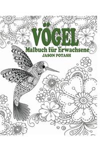 Vögel Malbuch für Erwachsene