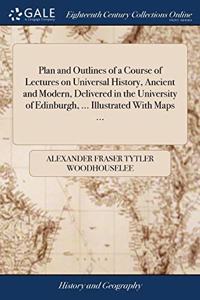 PLAN AND OUTLINES OF A COURSE OF LECTURE