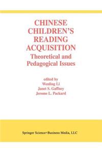 Chinese Children's Reading Acquisition