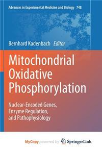 Mitochondrial Oxidative Phosphorylation