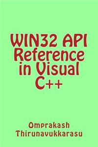 WIN32 API Reference in Visual C++