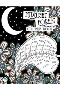 Midnight Forest Coloring Book