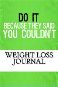 Weight Loss Journal