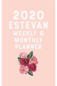 ESTEVAN planner 2020-2021, planner calendar 2020 for ESTEVAN Monthly Weekly 2020 Planner A beautiful