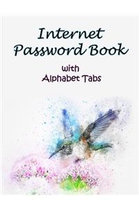 Internet Password Book With Alphabet Tabs