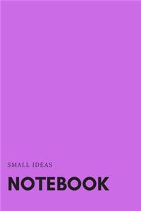 Small Ideas Notebook