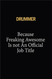 Drummer Because Freaking Awesome Is Not An Official Job Title