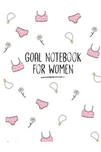 Goal Notebook For Women