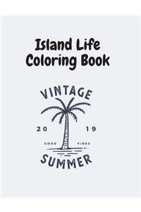 Island Life Coloring Book