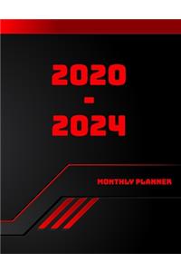 2020-2024 Monthly Planner