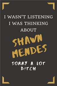 I Wasn't Listening I Was Thinking About Shawn Mendes - Sorry A Lot B!tch